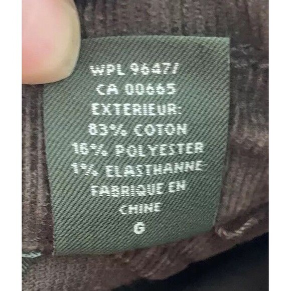 Eddie Bauer Button-Down Corduroy Jacket / Coat Women's Sz Large Pockets Brown B5 - Picture 5 of 5